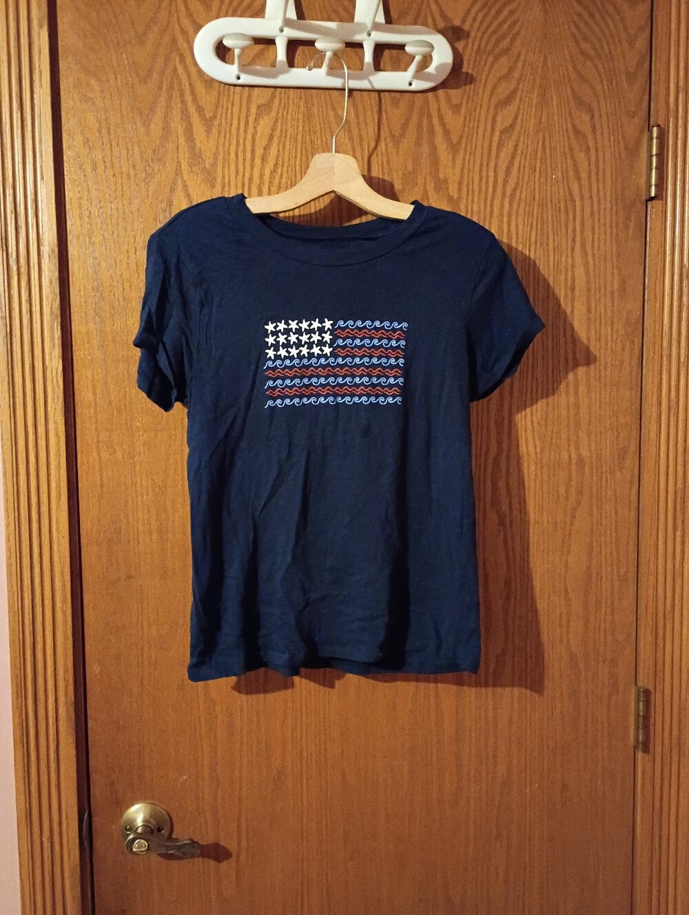 LOFT American Flag Graphic Tee